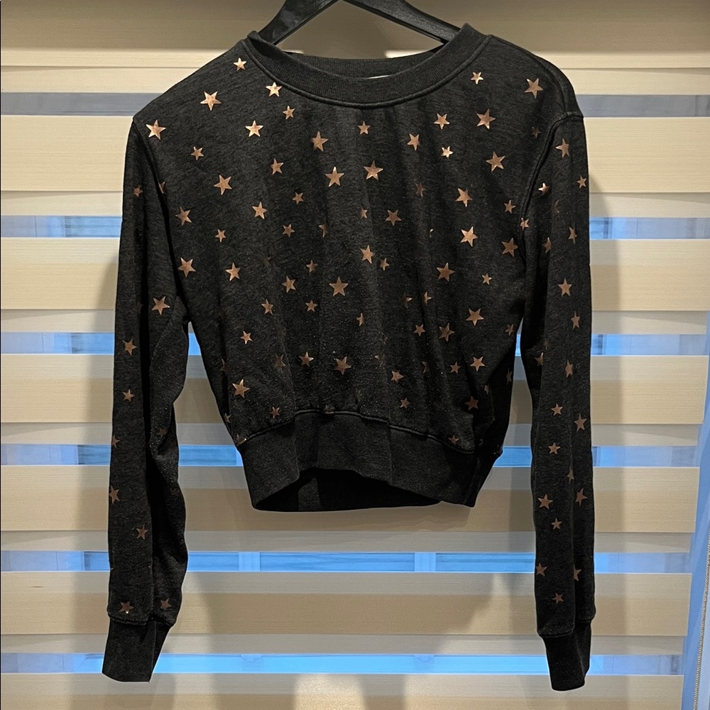 Spiritual Gangster Black Starry Kids Sweatshirt